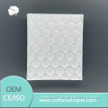 Pressed dot square cotton pad